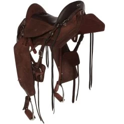 Horse Riding Hacking Saddle For Horse Escape - Brown -Equestrian Equipment Store k0c5bc45b173ebaf113174d63897fa15c