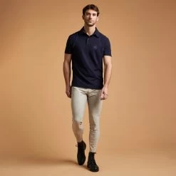 Men's Short-Sleeved Horse Riding Mesh Polo -Equestrian Equipment Store k14b30bb7bc674056955917af6b6f99d6