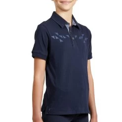 Boys' Horse Riding Short-Sleeved Polo 140 -Equestrian Equipment Store k4a2fe163e352f17c975294d1e5f0f5f9
