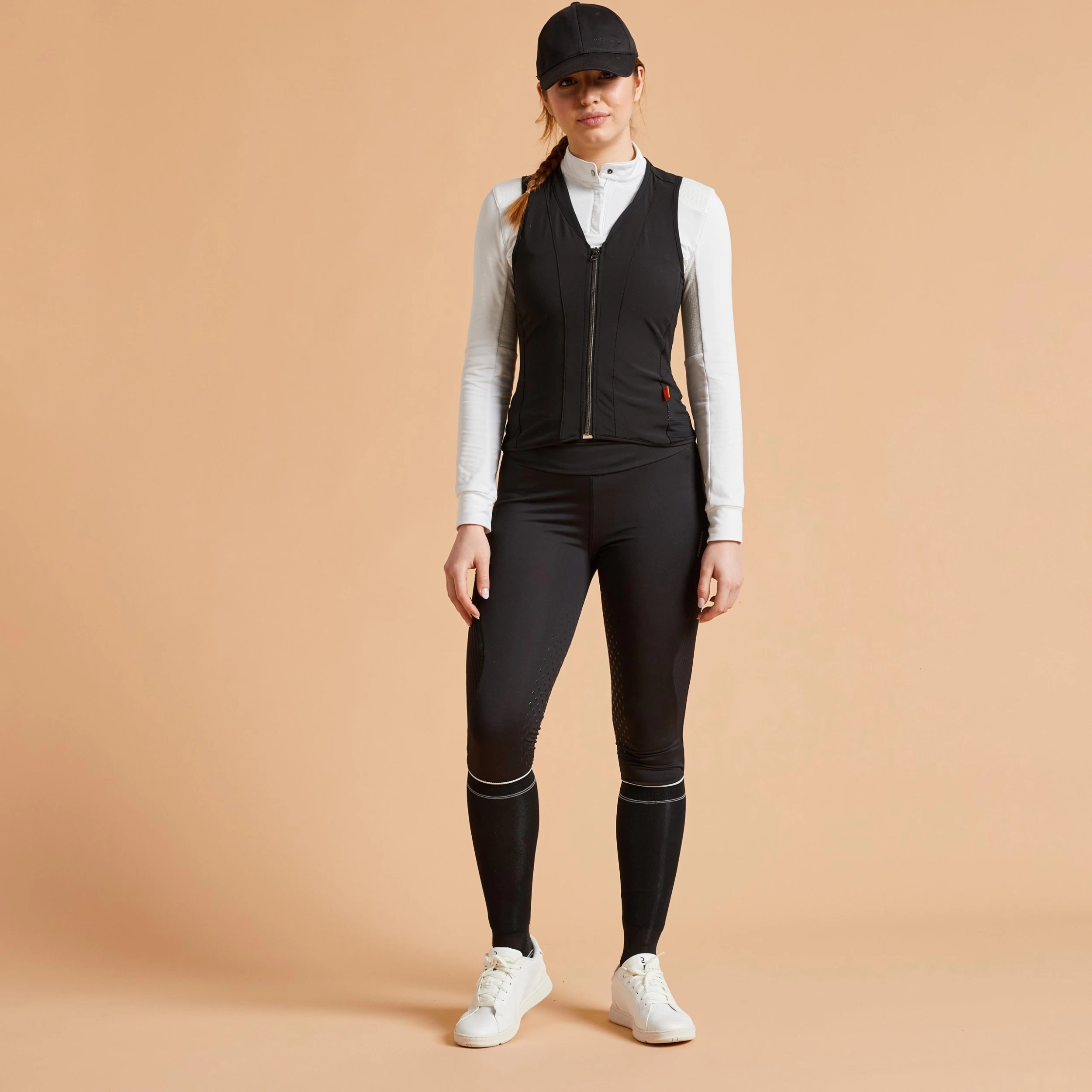 Adult Horse Riding Flexible Back Protector 500 4 Adult Horse Riding Flexible Back Protector 500 - Image 2