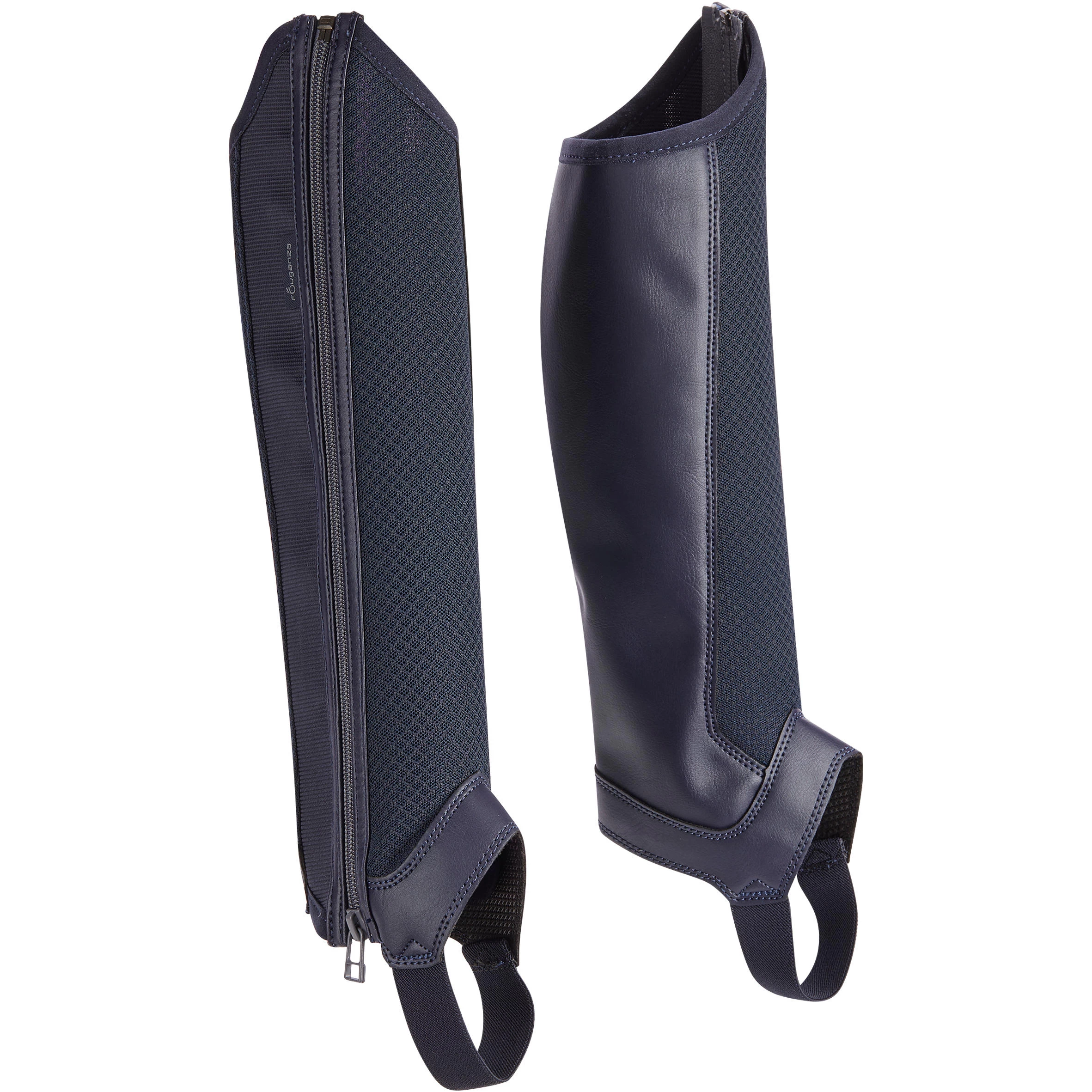 Kids' Horse Riding Mesh Half Chaps 100 4 Kids' Horse Riding Mesh Half Chaps 100 - Image 2