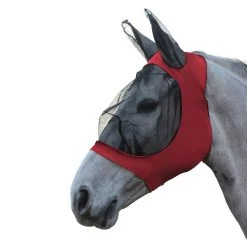 Weatherbeeta Stretch Eye Saver With Ears (Red/Black)