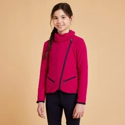 Kids' Horse Riding Fleece 100