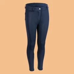 Kids' Warm Full Seat Horse Riding Jodhpurs 180