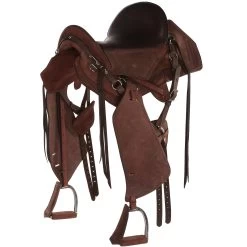 Horse Riding Hacking Saddle For Horse Escape - Brown