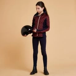 Kids' Horse Riding Bi-Material Warm Fleece 500 -Equestrian Equipment Store k8221f7ef1cd849736997d93b8e50195b