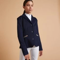 Kids' Horse Riding Show Jacket 500