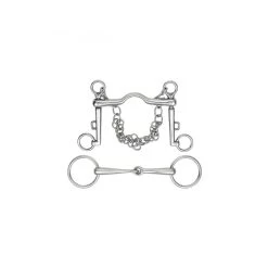 Ported Horse Weymouth Set (Silver)