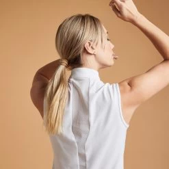 Women's Horse Riding Sleeveless Show Shirt 500 -Equestrian Equipment Store k8840d407694cbc75d3fb3b9ad6af6e8f