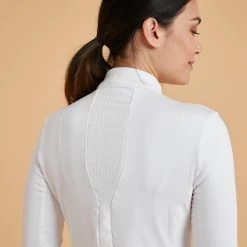 Women's Horse Riding Long-Sleeved Warm Competition Polo 500 -Equestrian Equipment Store k99848af2c047fca49ce1cfb9882a5595