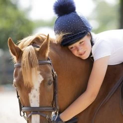 Velvet Sparkle Hat Cover (Black) -Equestrian Equipment Store k9dc6c9a475b9cd264cbf0694ebdafdc3