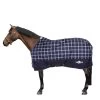 Saxon Defiant StandardNeck Plaid Midweight Horse Turnout Rug (Navy/White) -Equestrian Equipment Store kc5d9e9a9d92a173baa24863208346866
