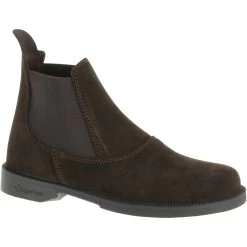 Kids' Horse Riding Leather Jodhpur Boots Classic
