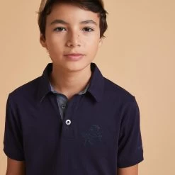 Boys' Horse Riding Short-Sleeved Polo 140 -Equestrian Equipment Store kd2bc58341c5f41226771d7a33b313fe7
