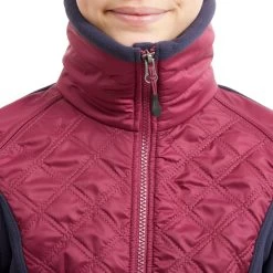 Kids' Horse Riding Bi-Material Warm Fleece 500 -Equestrian Equipment Store ke2956f99383c0dcf4d8490cc700156ee