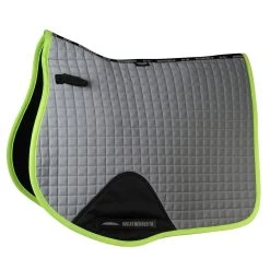 Weatherbeeta Prime Reflective Horse Saddlepad (Silver/Yellow)