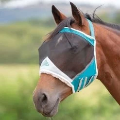 Fine Mesh Earless Horse Fly Mask (Black) -Equestrian Equipment Store kf126d73c01bff773e01bd61fdc1a9a11