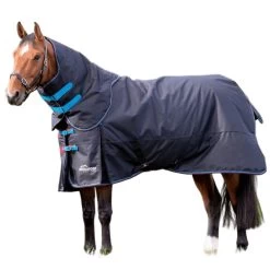 Highlander Original 200g Horse Turnout Rug & Neck Cover (Black)